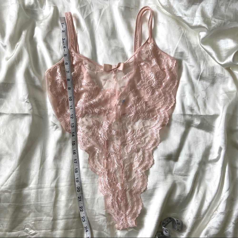 Vintage Victoria’s Secret lace & mesh bodysuit